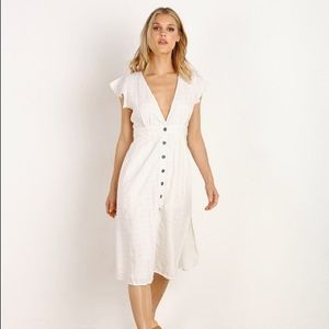 L*SPACE Jordan Dress in Ivory (Size S)